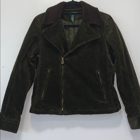 Lauren Ralph Lauren Jackets & Blazers - 🌼Ralph Lauren corduroy moto jacket